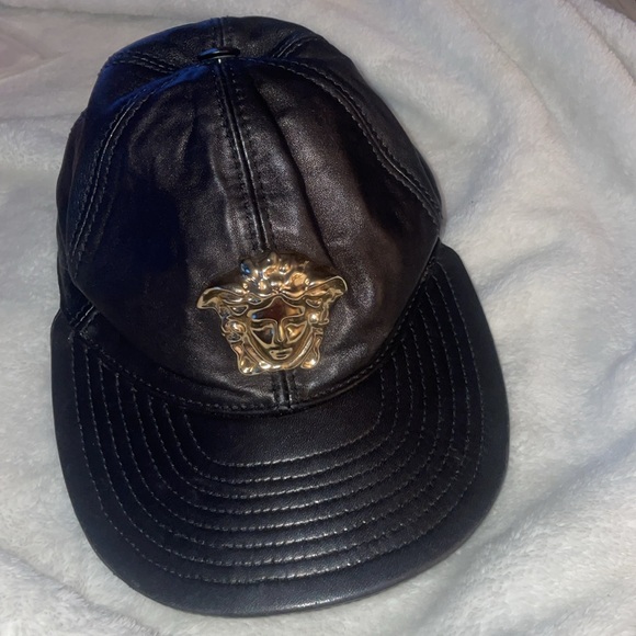 Authentic Leather Versace hat - Picture 5 of 6